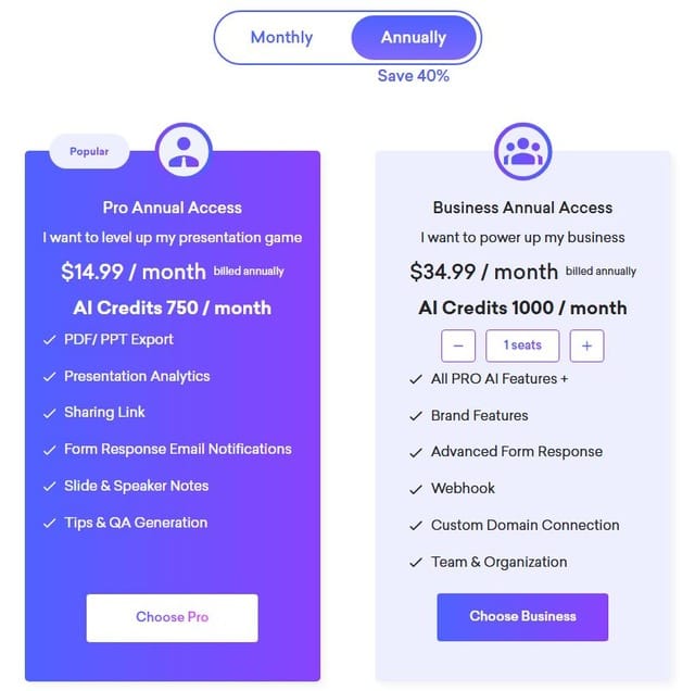 Decktopus Coupon - Decktopus Pricing