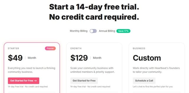 Heartbeat Chat Lifetime Deal from Appsumo 6 Heartbeat Chat Coupon Pricing - Save 17% Off Yearly Plans