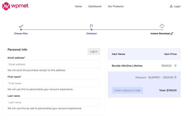 Apply MetForm Coupon Code
