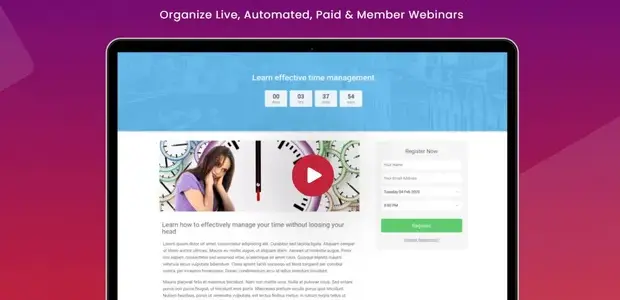 WebinarPress Review - The No-Frills WordPress Webinar Plugin