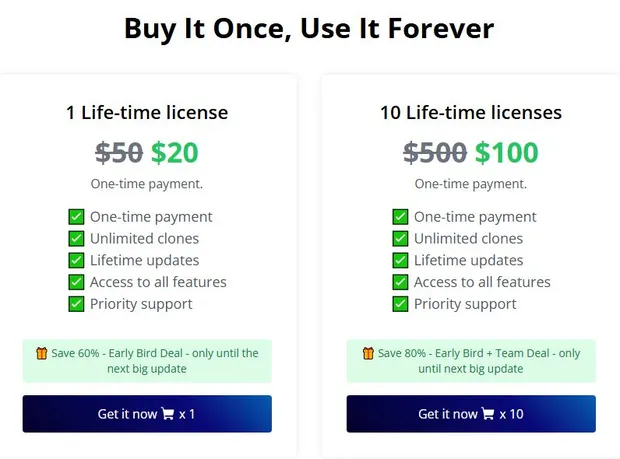 UI Replicator Big Sale Up to 92% 2 uireplicator black friday discount up to 80% off