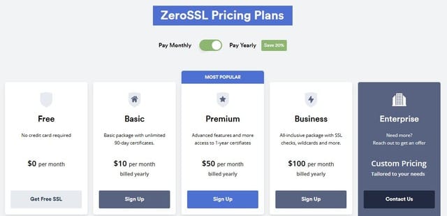 ZeroSSL Review: Free and Paid SSL Certificates Made Easy 2 zerossl review pricing