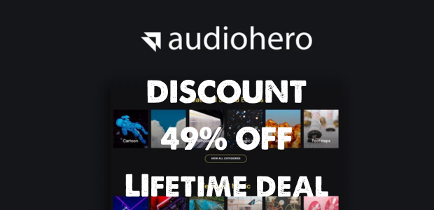 AudioHero Discount - 49% OFF with AudioHero Lifetime Deal