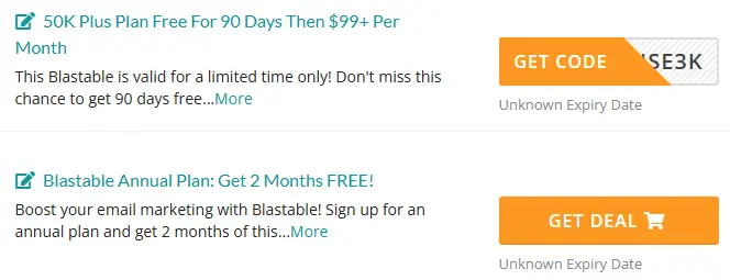 Blastable Coupons and Deals - Click To Copy The Code and use at the checkout page