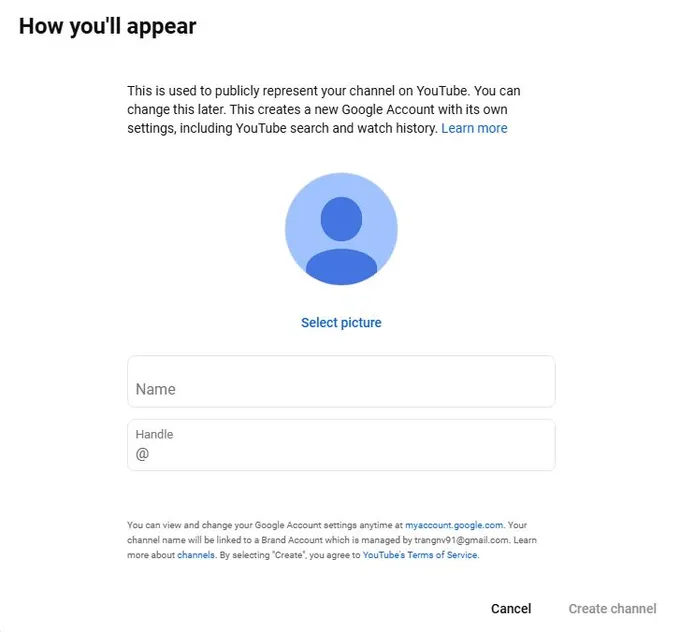 8 Steps to Replicate a Successful YouTube Channel Using AI 2 Create YouTube Channel