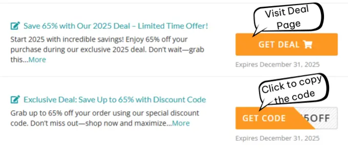 How To Use Sound Effects Coupon Codes and Deals - This the screenshot of coupons showing people how to use this. Just lick on Get Code button to copy the code or click on the Get Deal button from the above visit the deal page with discounted price.