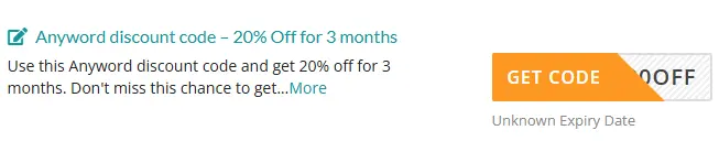 Alternative: Save 64% Off on Katteb AI-powered writing tool 5 How to use Anyword Coupon Click To Copy Anyword Coupon Code, Alternative: Save 64% Off on Katteb AI-powered writing tool