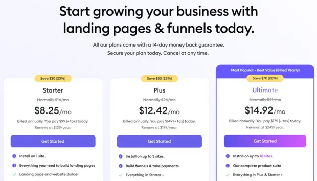 OptimizePress discount up to 50% off Suite Pro (Yearly) 6 Optimizepress Discount up to 28% off on yearly billing