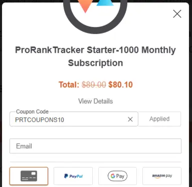 ProRankTracker: 20% OFF Annual Plans! Track Your Rankings 2 ProRankTracker Coupon Code - Get 10% OFF Any Plan