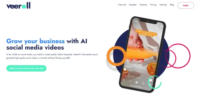 Veeroll Review 2025: Is Veeroll the Ultimate AI Video Creation Tool? 1 Veeroll - Create quality social videos in minutes with AI