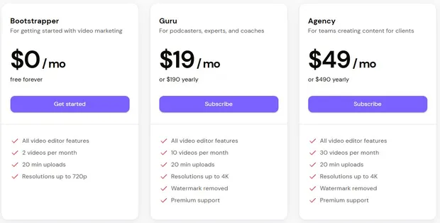 Zubtitle: 2 Months FREE with Annual Plan 2 Zubtitle Pricing Plans