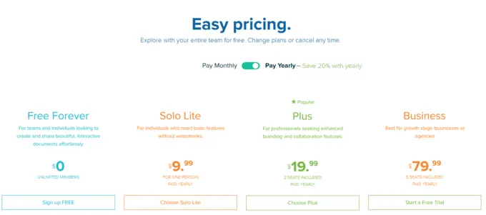 66% off for a lifetime at Xtensio 4 Create beautiful, interactive documents with Xtensio. Get 20% off when you choose a yearly plan and unlock powerful features for your team.